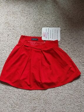Red Bow Circle Skirt